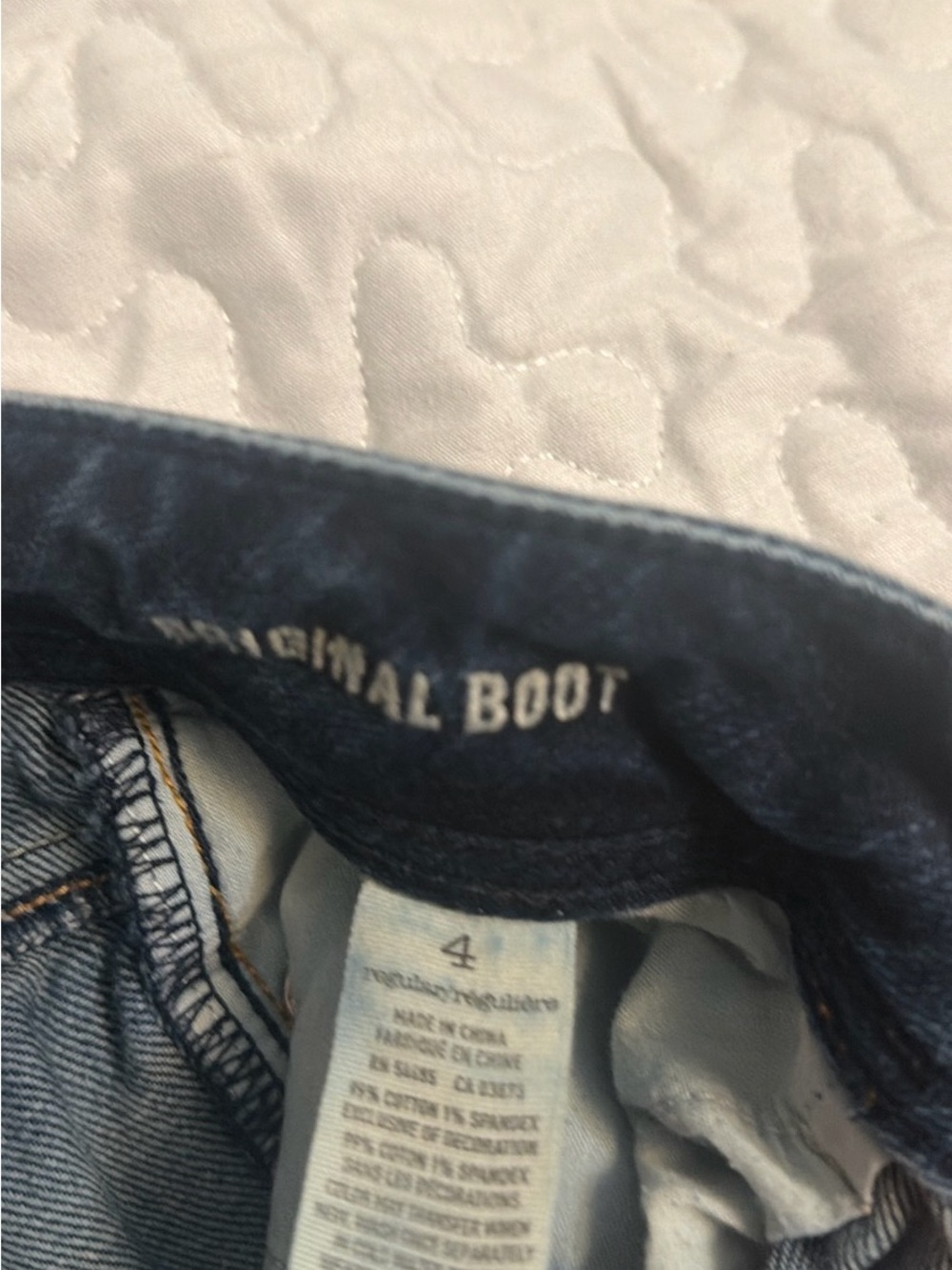 American Eagle Outfitters Women’s Mid Wash Boot Cut Jeans - Blue - Picture 6 of 6